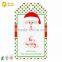 Custom paper hang tags for Christmas gift label