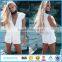 Latest women deep v neckline shorts jumpsuit sexy beach jumpsuit