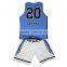 Reversible Basketball Uniforms , White and Blue Cheap Basketball Uniform