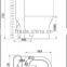 Hot sale siphonic washdown one piece toilet wholesaler from China