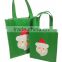 cheap small felt recyclable sewing christmas gift shopping bag with handle