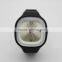 Popular yellow silicone square jelly watch