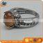 Saudi Arabic latest design red stone rings fashion vintage jewelry