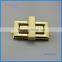 new style zinc alloy square turn lock for purse & luggage metel bag parts wholesale