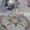 Marble waterjet medallion