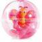 Cute beach ball with inflatable animal inside , new design beach ball