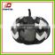 White and black metal mesh Halloween pumpkin with LED light for decor