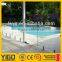 Glass swimming pool fence