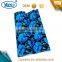 Roll Wrapping Blue Flower Printing Dining Room PVC Self Adhesive Foil