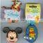cartoon series famous cartoon character mode soft pvc kids luggage tags