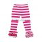 Wholesale 2016 Baby Icing Ruffle Pants Wide Striped Baby Girls Triple Ruffle Pant