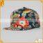 new fashion high quality 6 panel printed custom floral sanpback cap whoesale