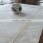 natural fiber cotton rectangular placemat with rural lace