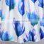 Women Fashion Retro Elegant Elastic High Waist Zipper Flower Print Pleated Midi Skirt