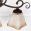 European-style wall lamp,bedside bedroom hotel wall lamp,minimalist interior glass wrought iron wall lamp
