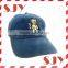 Navy Blue Animal embroidery 6 panels low profile unstructured baseball cap