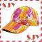 Vintage Floral Pattern Distressed Sport Outdoor Hat Printed Baseball Cap