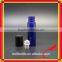 Supply perfume bottle 5ml 10ml 15ml 20ml glass roll on perfume bottles blue with aluminum lid