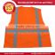 road work safety reflective vest with pencil pocket and solid pocket