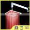 Three colors changing LED bathroom shower head with temperature digital display