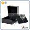 high quality stitching finish plastic packaging box watch storage