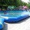 Large Outerside Metal Frame PVC Inflatable Swimming Pools , Durable and Portable