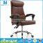 New model chair Adjustable Modern black Leather executive chair with footrest
