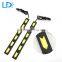 2016 Factory Price High Power 12V Slim Metal housing LED COB DRL Day Light for Car