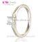 2015 New Model Fashion Wedding Single Stone Ring Designs 925 Sterling Silver Rings