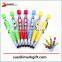short promotional stylus ball pen screen touch pen with rose flower shaped click top