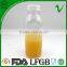 Hot Sale Square Clear Empty 500ml Juice Pet Bottle With Tamper Evident Lid