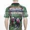 new design sublimated collar sport polo t shirt men