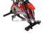 Soozier Pro Upright Stationary Exercise Cycling Bike w/ LCD Monitor - Black and Red