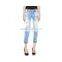 Slim Cropped Jean In Ombre Tie Dyeblue for women (LOTX330)