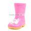 Colorful kids cute rain boot shoes, kids pvc rain boots rubber boots
