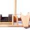 Oak Wellie Boot Brush &Remover, Wooden Shoe Cleaner With Boot Jack