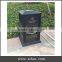 Arlau aluminum alloy shopping mall trash can