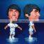 Cartoon football player figurine ;Mini toy plastic figurines;Custom cartoon football player