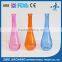 frosted colored glass material home goods decorative vase