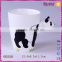 panda desgin custom white ceramic mug factory