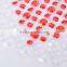Transparent oval PVC anti slip bath mat with heart pattern/bathroom mat