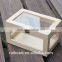 Wooden Box with hinged Lid