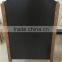 hot sale pine Wood frame advertising blackboard with stand foldable