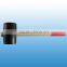 rubber mallet hammer with black fibreglass shafted handle STM017
