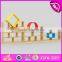 Best design combination colorful bedroom furniture wooden kids storage shelves W08C198