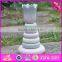 2016 New Design Crown Wooden Stacking Rings Toy for Toddlers W13D129