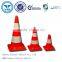 2015 hot selling PVC cone traffic cone road cone with reflective strip