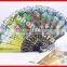 The existing handmade plastic hand fan