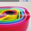 8Pcs/Set Multifunctional Kitchen Rainbow Bowl Measuring Spoon Cup Filter Drain Mixing Salad Food Baking Tools