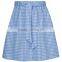 Belted Gingham Skirt school mini skirt